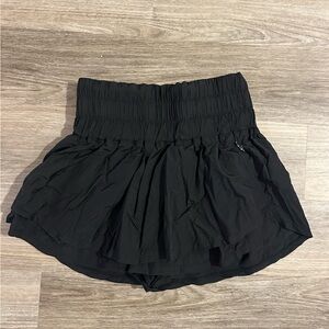 Free people movement black skort